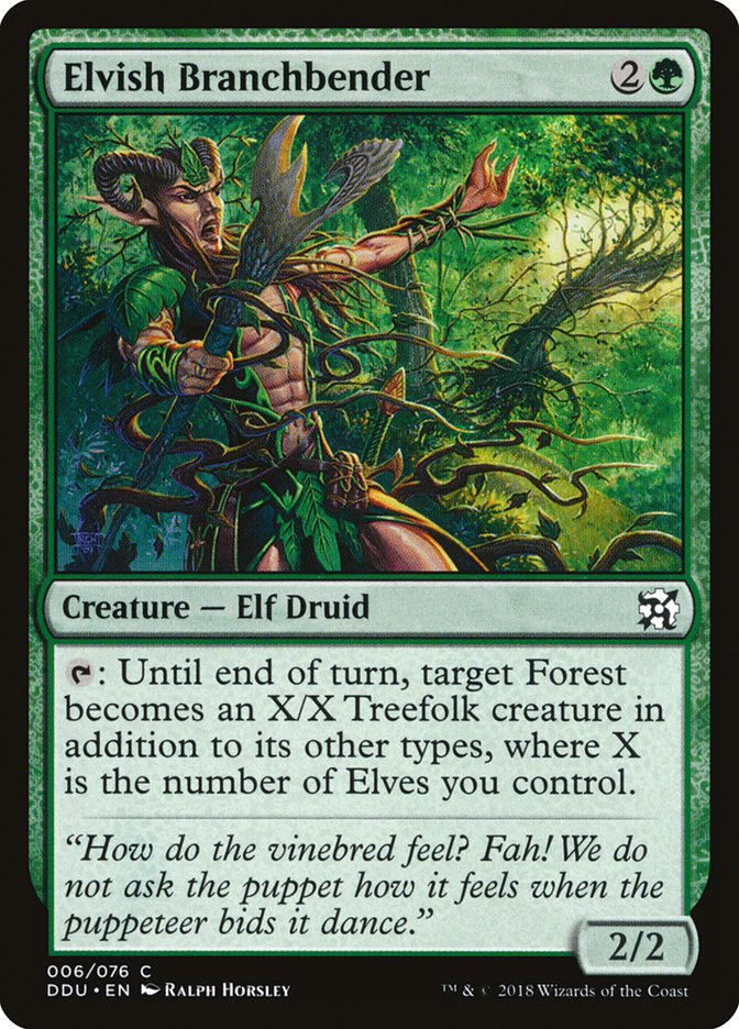 Elvish Branchbender [Duel Decks: Elves vs. Inventors] | Silver Goblin