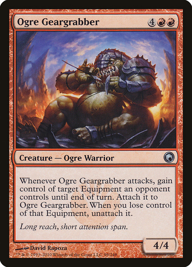 Ogre Geargrabber [Scars of Mirrodin] | Silver Goblin