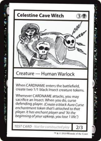 Celestine Cave Witch (2021 Edition) [Mystery Booster Playtest Cards] | Silver Goblin