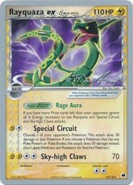 Rayquaza ex (97/101) (Delta Species) (Legendary Ascent - Tom Roos) [World Championships 2007] | Silver Goblin