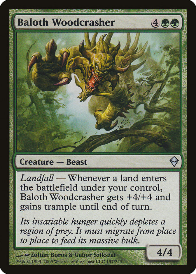 Baloth Woodcrasher [Zendikar] | Silver Goblin