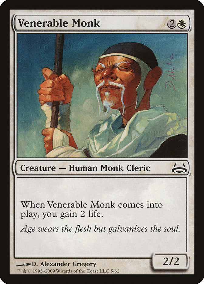 Venerable Monk [Duel Decks: Divine vs. Demonic] | Silver Goblin