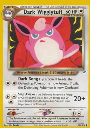 Dark Wigglytuff (40/105) [Neo Destiny Unlimited] | Silver Goblin