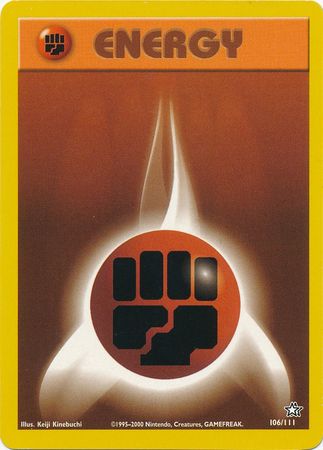 Fighting Energy (106/111) [Neo Genesis Unlimited] | Silver Goblin