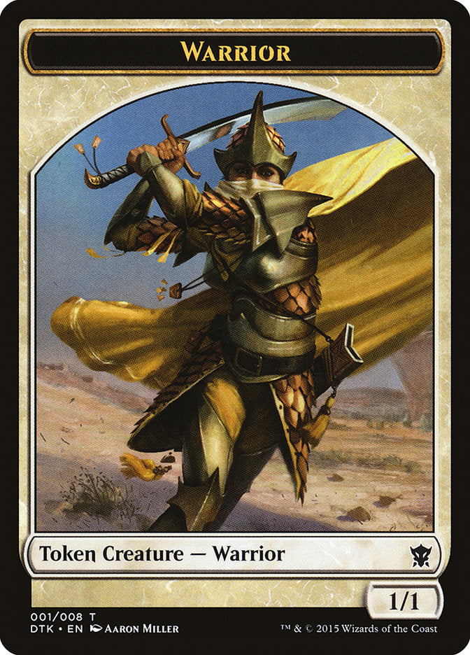 Warrior Token [Dragons of Tarkir Tokens] | Silver Goblin