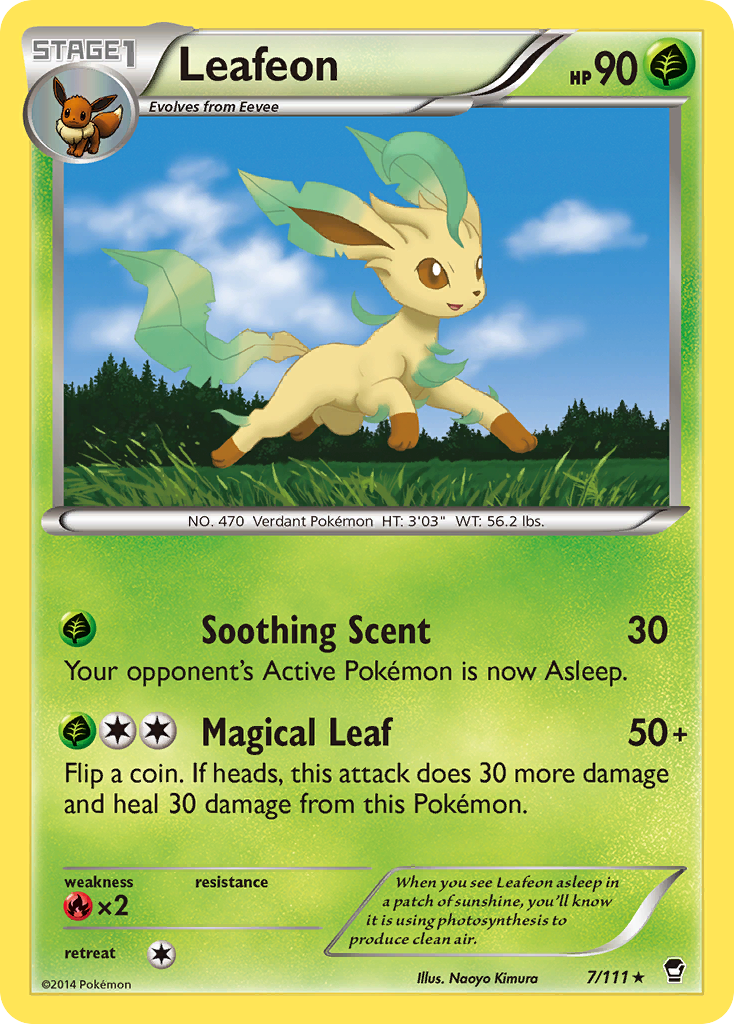Leafeon (7/111) [XY: Furious Fists] | Silver Goblin