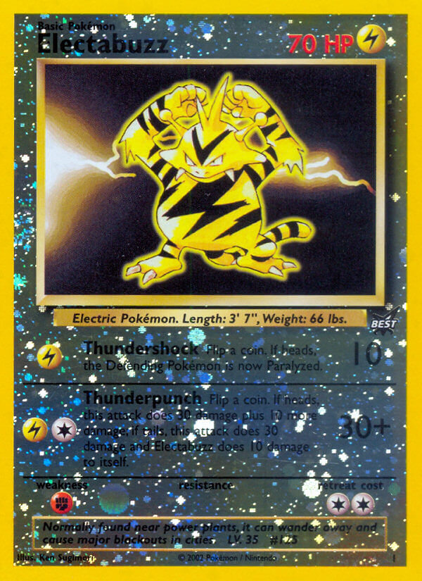 Electabuzz (1) [Best of Promos] | Silver Goblin