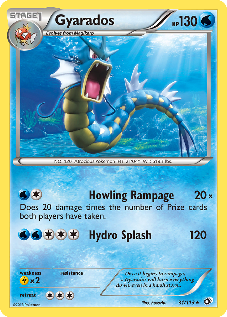 Gyarados (31/113) [Black & White: Legendary Treasures] | Silver Goblin