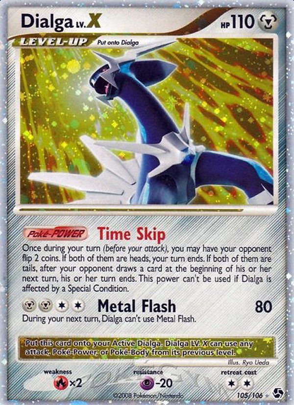 Dialga LV.X (105/106) [Diamond & Pearl: Great Encounters] | Silver Goblin