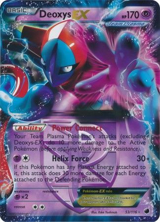 Deoxys EX (53/116) (Jumbo Card) [Black & White: Plasma Freeze] | Silver Goblin