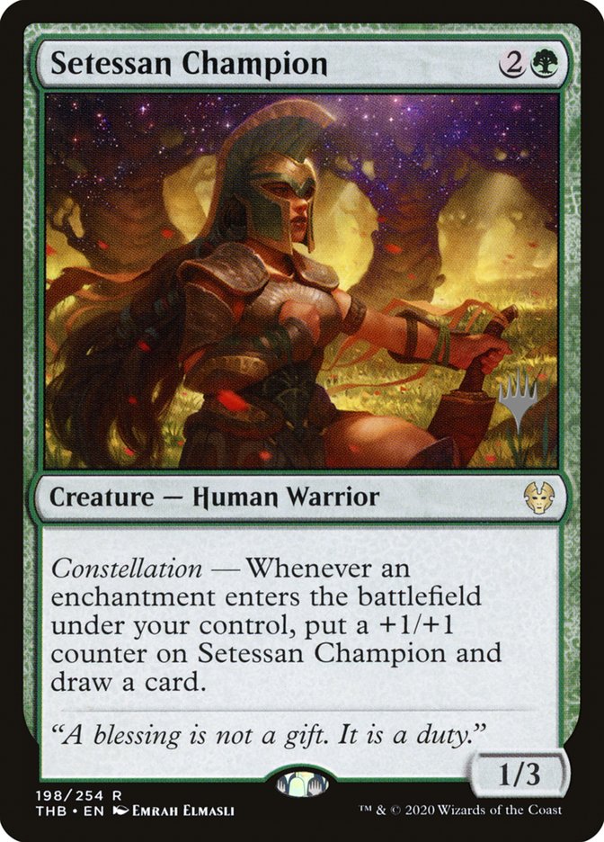 Setessan Champion (Promo Pack) [Theros Beyond Death Promos] | Silver Goblin