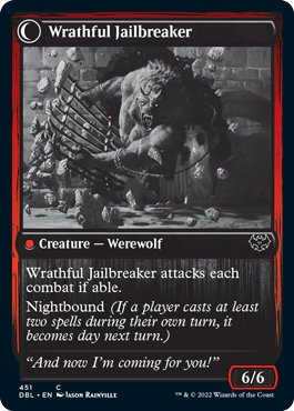 Weary Prisoner // Wrathful Jailbreaker [Innistrad: Double Feature] | Silver Goblin