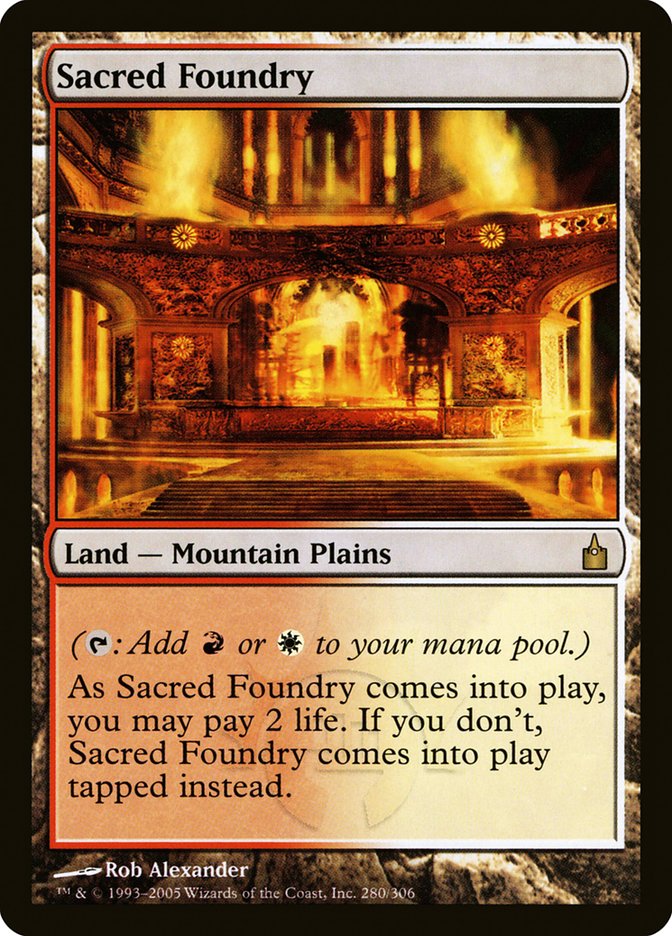 Sacred Foundry [Ravnica: City of Guilds] | Silver Goblin