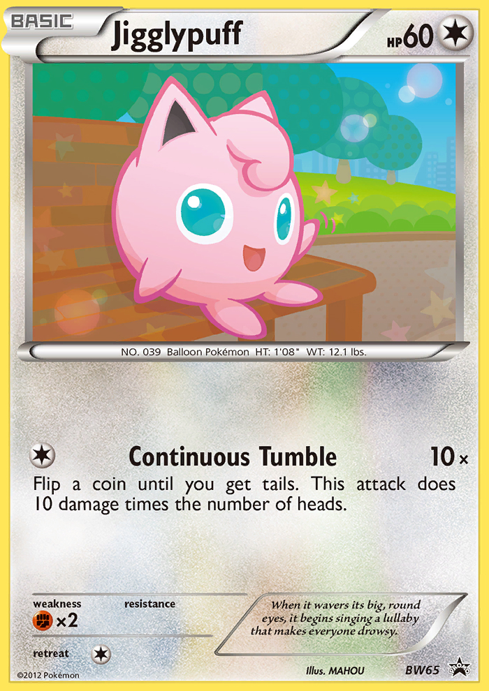 Jigglypuff (BW65) [Black & White: Black Star Promos] | Silver Goblin