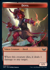 Devil // Rogue Double-Sided Token [Streets of New Capenna Tokens] | Silver Goblin