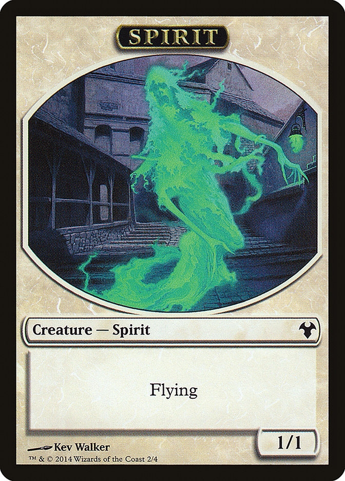 Spirit Token [Modern Event Deck 2014 Tokens] | Silver Goblin