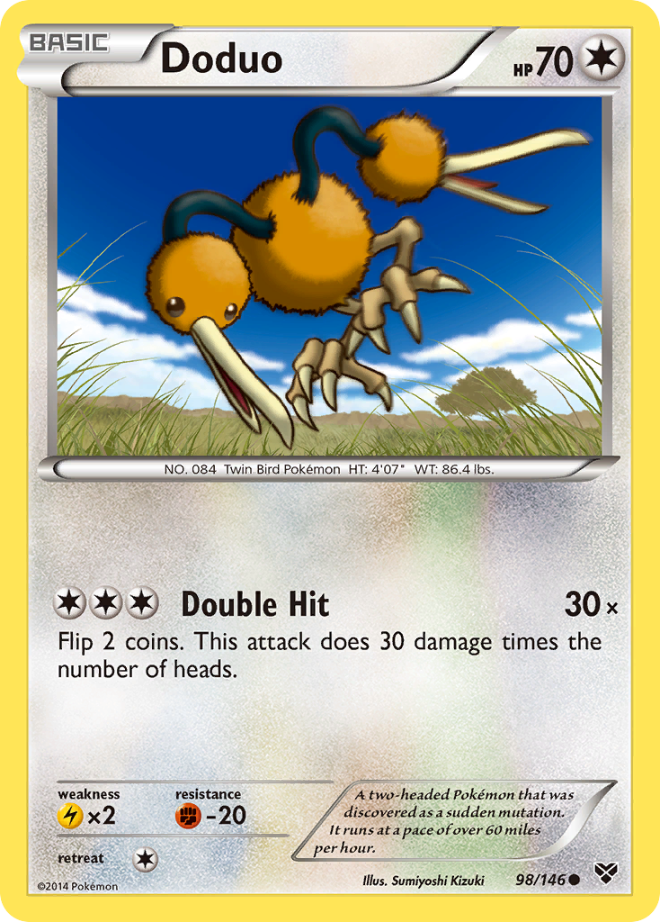 Doduo (98/146) [XY: Base Set] | Silver Goblin