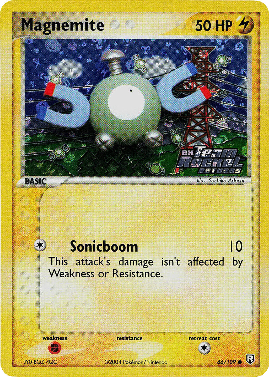 Magnemite (66/109) (Stamped) [EX: Team Rocket Returns] | Silver Goblin