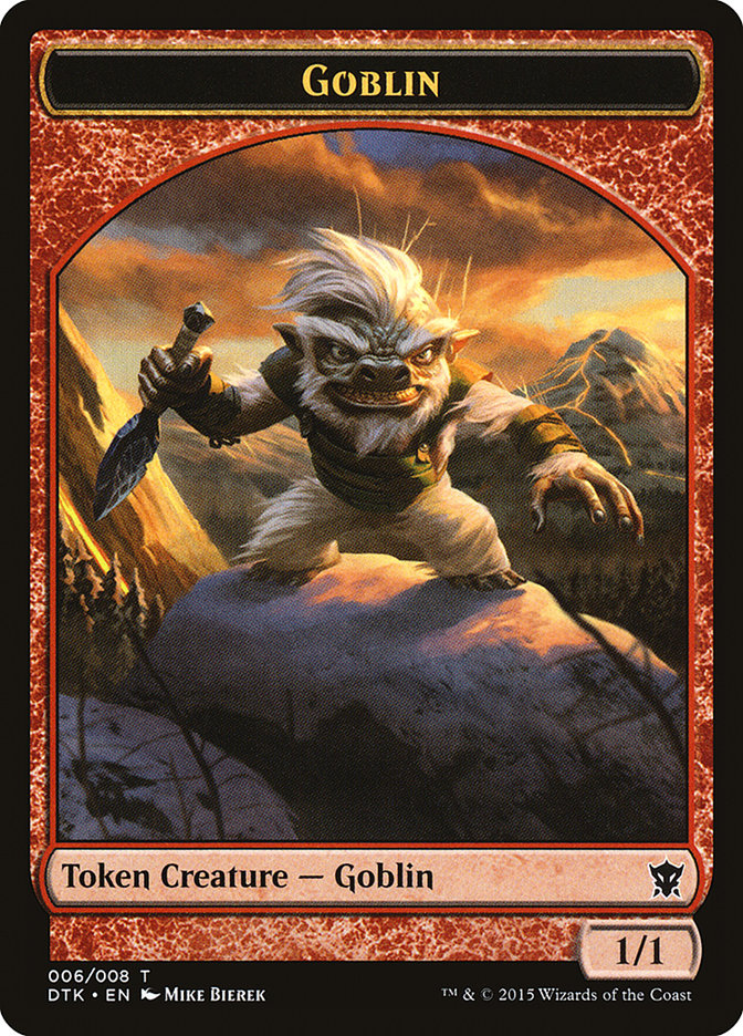 Goblin Token [Dragons of Tarkir Tokens] | Silver Goblin