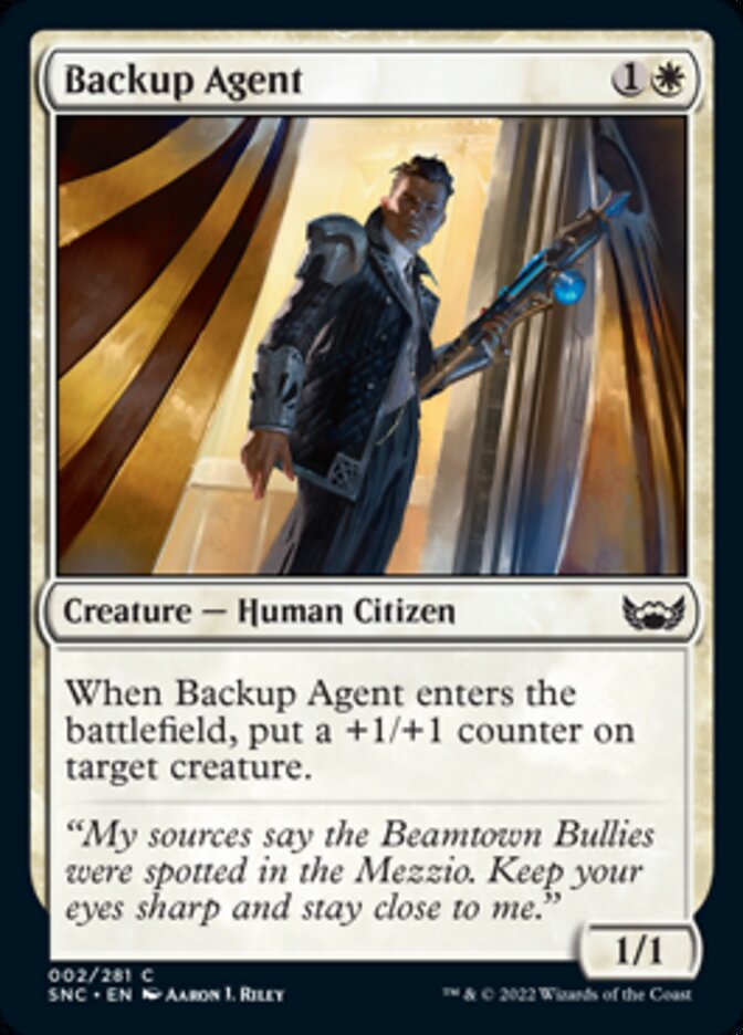 Backup Agent [Streets of New Capenna] | Silver Goblin
