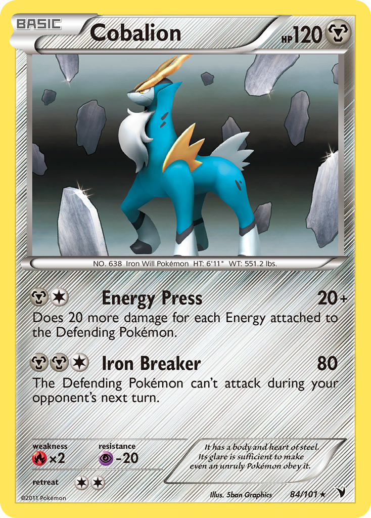 Cobalion (84/101) [Black & White: Noble Victories] | Silver Goblin