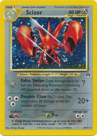 Scizor (10/75) [Neo Discovery Unlimited] | Silver Goblin