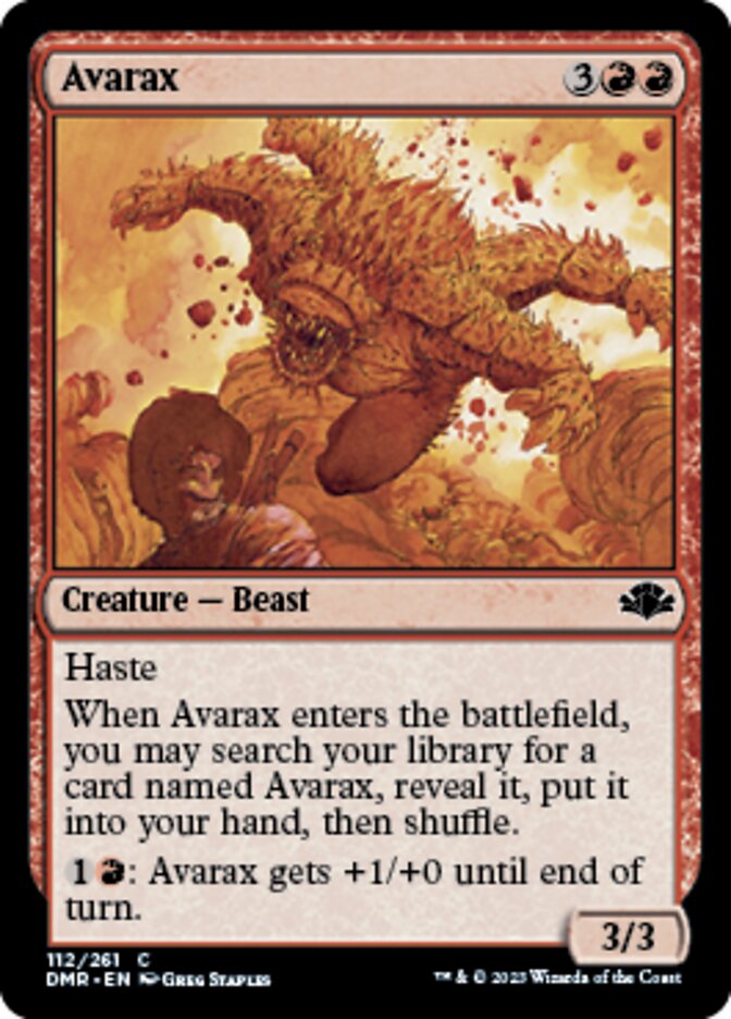 Avarax [Dominaria Remastered] | Silver Goblin