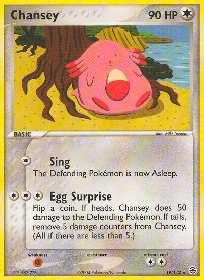 Chansey (19/112) [EX: FireRed & LeafGreen] | Silver Goblin