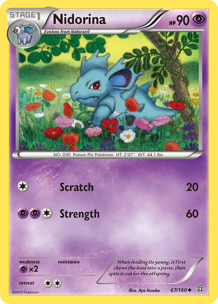 Nidorina (67/160) [XY: Primal Clash] | Silver Goblin