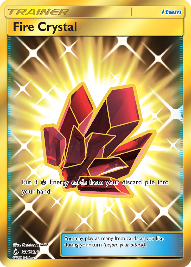 Fire Crystal (231/214) [Sun & Moon: Unbroken Bonds] | Silver Goblin