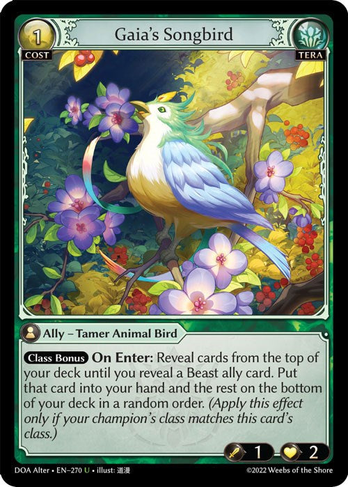 Gaia's Songbird (270) [Dawn of Ashes: Alter Edition] | Silver Goblin