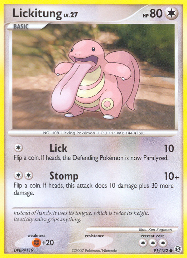 Lickitung (91/132) [Diamond & Pearl: Secret Wonders] | Silver Goblin