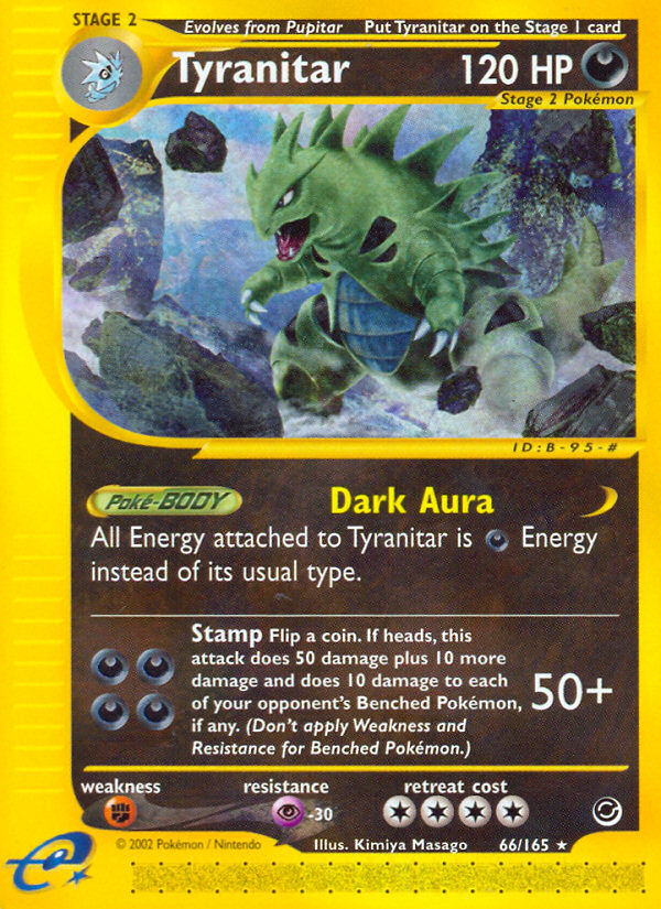 Tyranitar (66/165) [Expedition: Base Set] | Silver Goblin