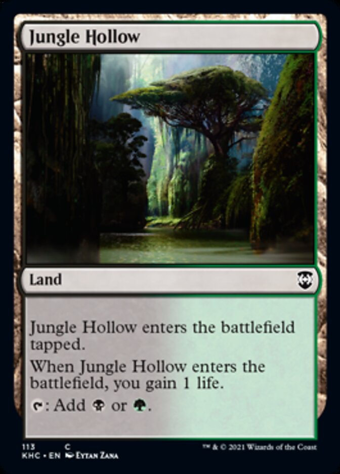 Jungle Hollow [Kaldheim Commander] | Silver Goblin