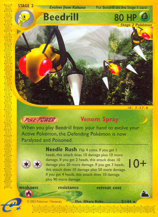 Beedrill (5/144) [Skyridge] | Silver Goblin