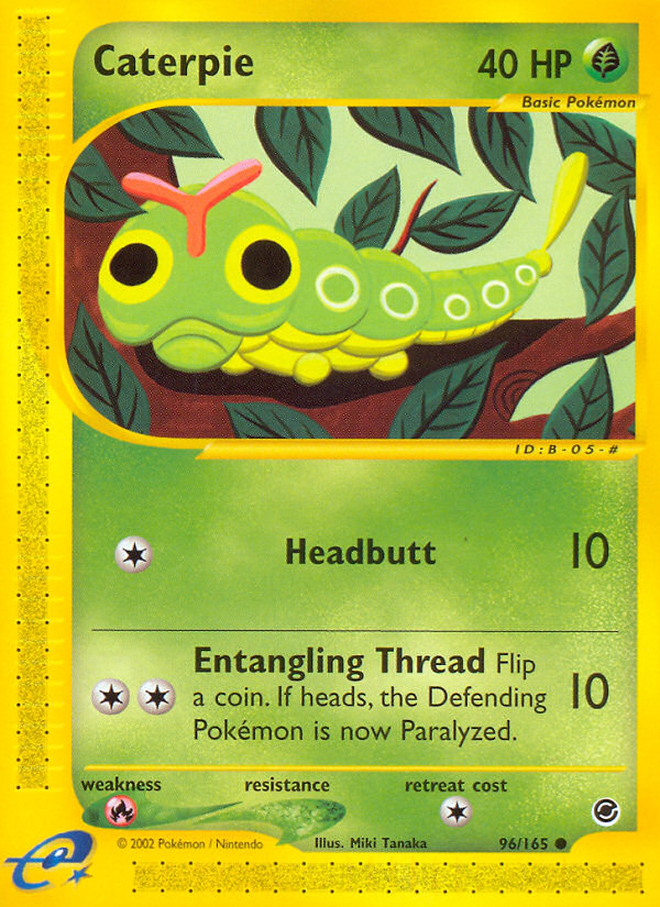 Caterpie (96/165) [Expedition: Base Set] | Silver Goblin