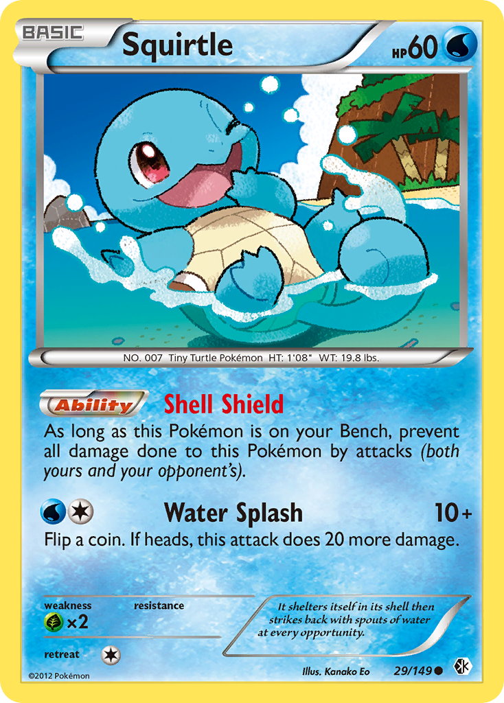 Squirtle (29/149) [Black & White: Boundaries Crossed] | Silver Goblin