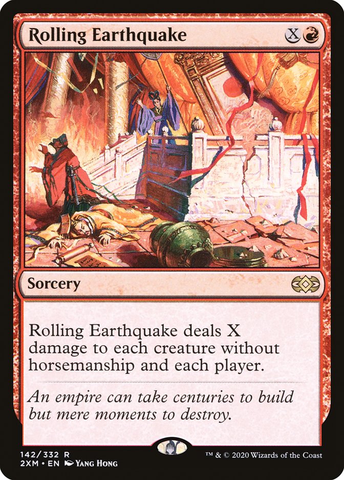 Rolling Earthquake [Double Masters] | Silver Goblin
