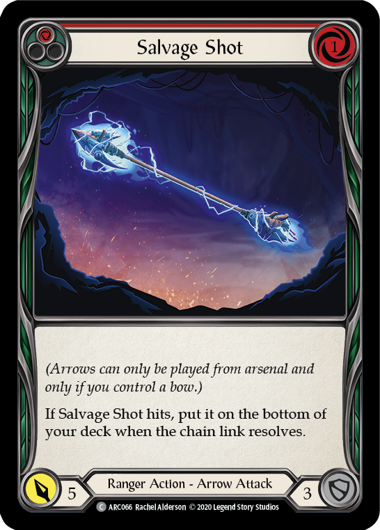 Salvage Shot (Red) [U-ARC066] (Arcane Rising Unlimited)  Unlimited Rainbow Foil | Silver Goblin