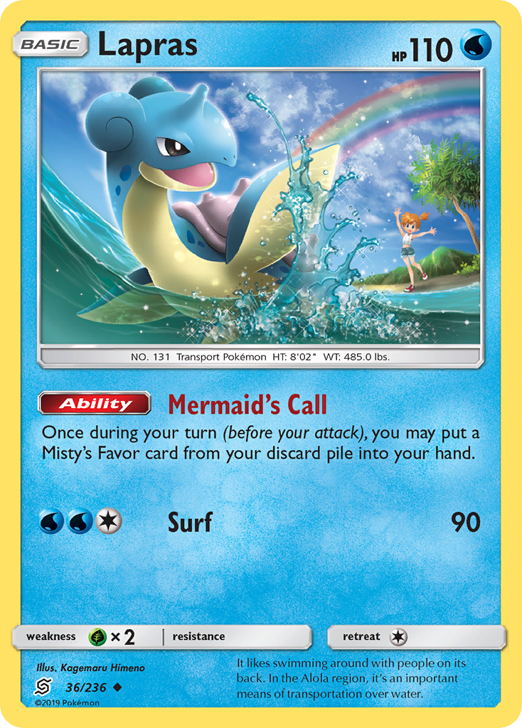 Lapras (36/236) [Sun & Moon: Unified Minds] | Silver Goblin