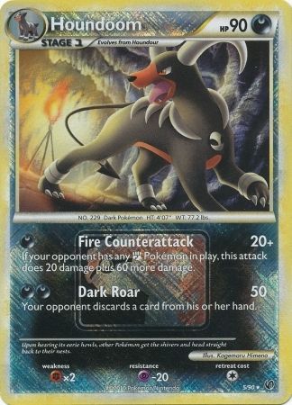 Houndoom (5/90) (League Promo) [HeartGold & SoulSilver: Undaunted] | Silver Goblin