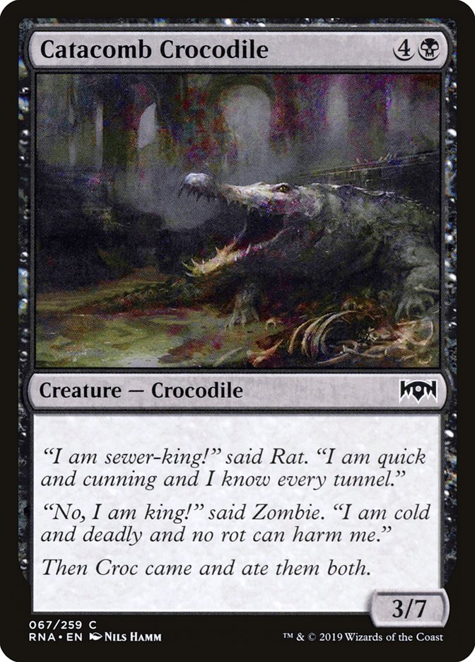 Catacomb Crocodile [Ravnica Allegiance] | Silver Goblin