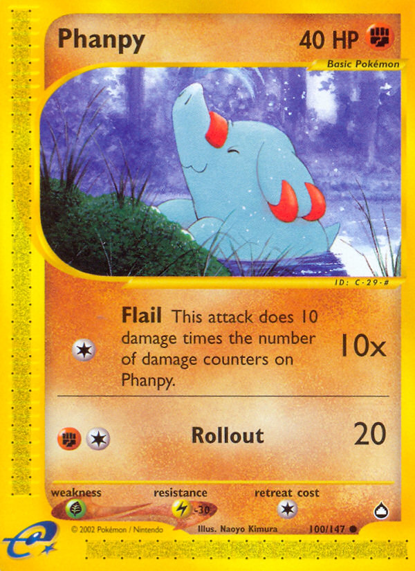 Phanpy (100/147) [Aquapolis] | Silver Goblin