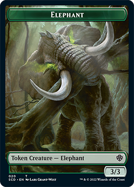 Elephant // Thopter Double-Sided Token [Starter Commander Decks] | Silver Goblin