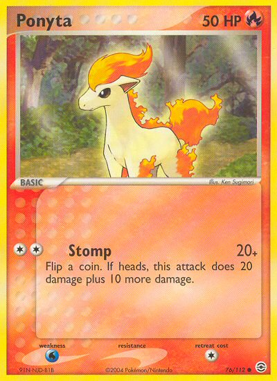 Ponyta (76/112) [EX: FireRed & LeafGreen] | Silver Goblin