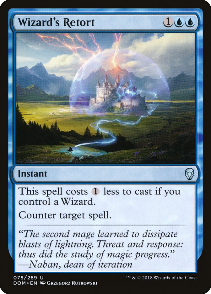Wizard's Retort [Dominaria] | Silver Goblin