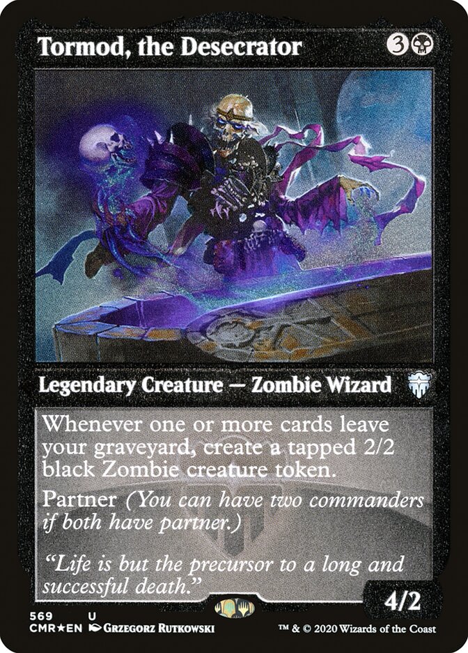 Tormod, the Desecrator (Etched) [Commander Legends] | Silver Goblin