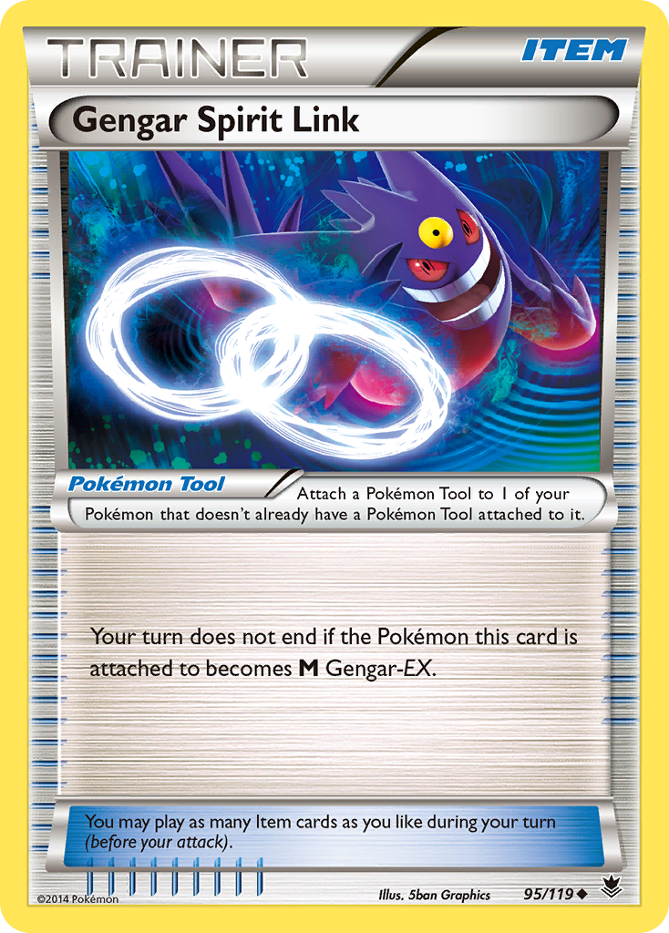 Gengar Spirit Link (95/119) [XY: Phantom Forces] | Silver Goblin