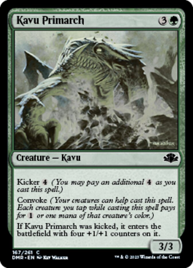 Kavu Primarch [Dominaria Remastered] | Silver Goblin
