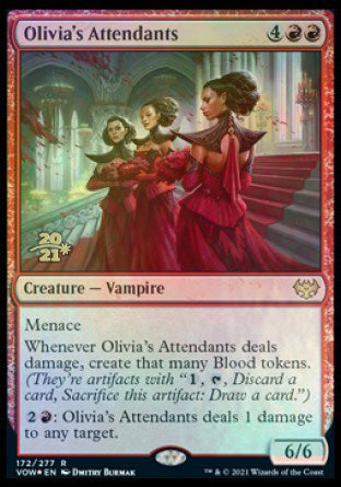 Olivia's Attendants [Innistrad: Crimson Vow Prerelease Promos] | Silver Goblin